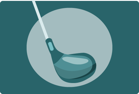clubs de golf : bois de prcours