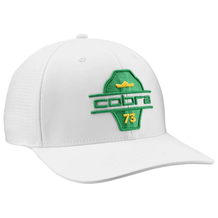 casquette blanche verte cobra