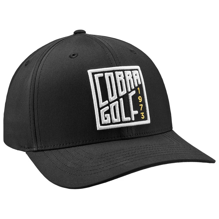 Casquette cobra noire golf
