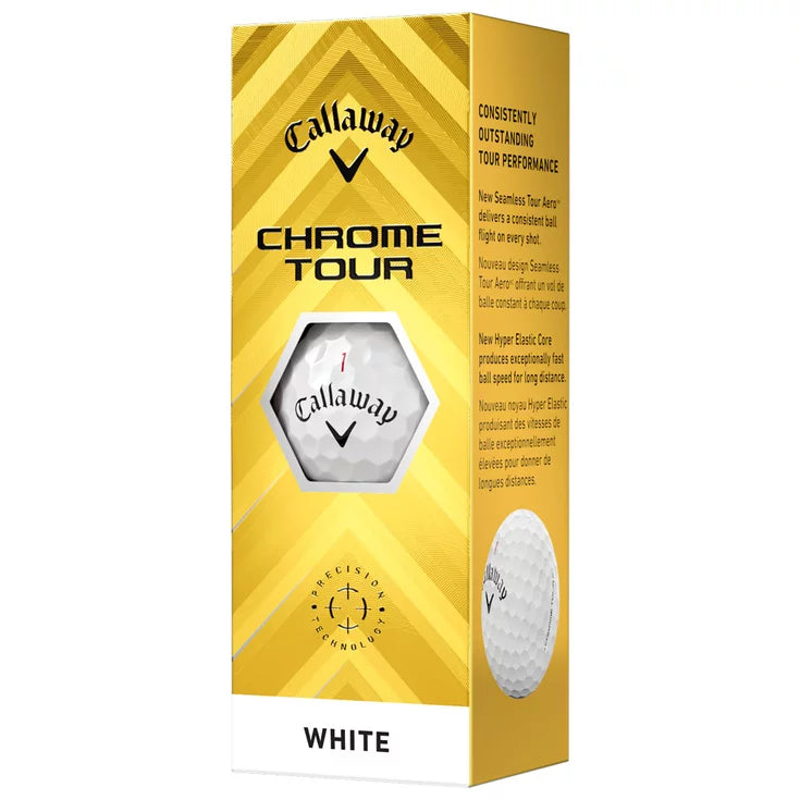balle callaway neuve chrome tour blanche