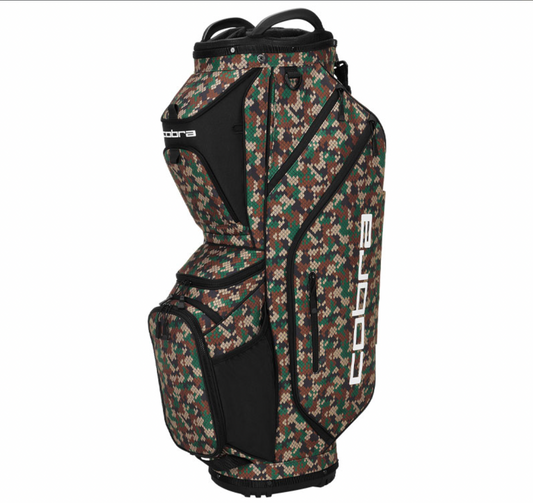 sac cobra snake camo chariot golf vert