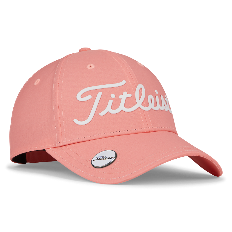 casquette pêche rose performance ball marker femme titleist