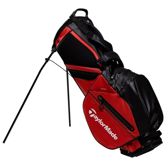 sac trépied imperméable flextech waterproof taylormade noir et rouge