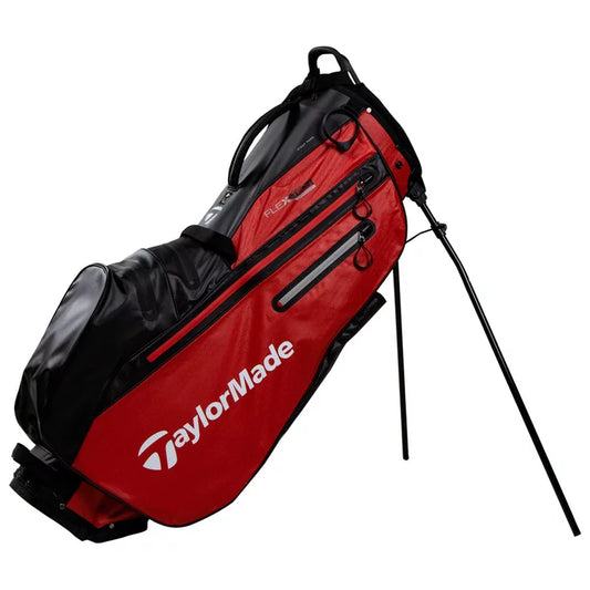 sac trépied imperméable flextech waterproof taylormade noir et rouge