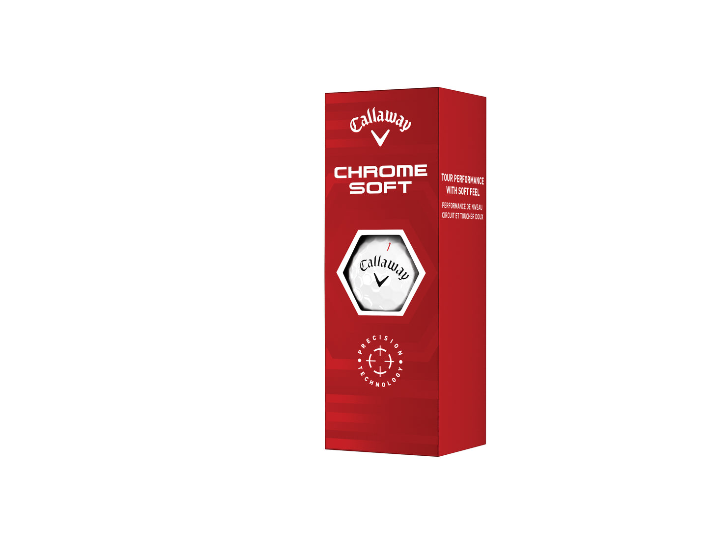 Callaway - Balles Chrome Soft 2022 Blanches - boite de 3 balles