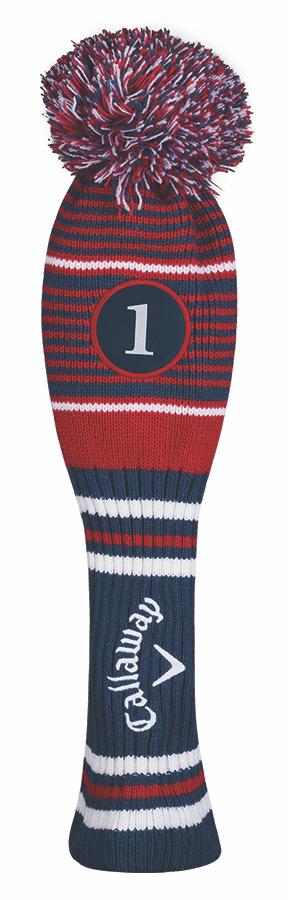 Callaway - Couvre Driver - PomPom - Bleu/rouge/blanc