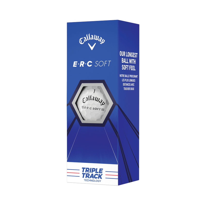 Callaway - Balles ERC Soft Triple Track 2021 - boite de 3 balles
