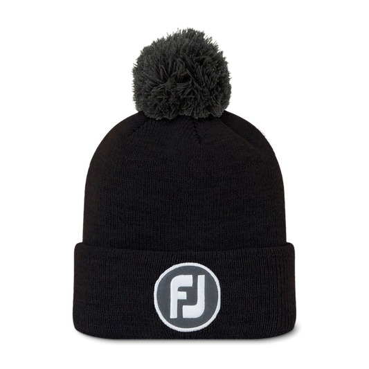 Footjoy - Bonnet Solid Pompom noir - Homme/Femme