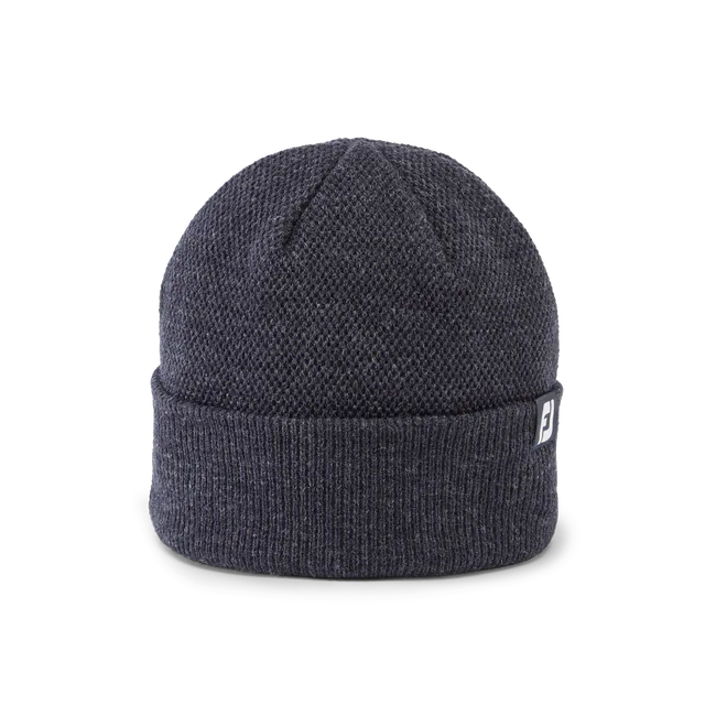 Footjoy - Bonnet Knit Beanie Heather bleu marine