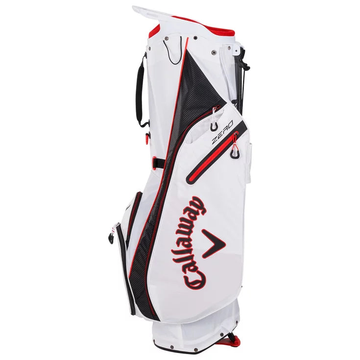 sac trépied callaway hyperlite blanc noir et rouge léger