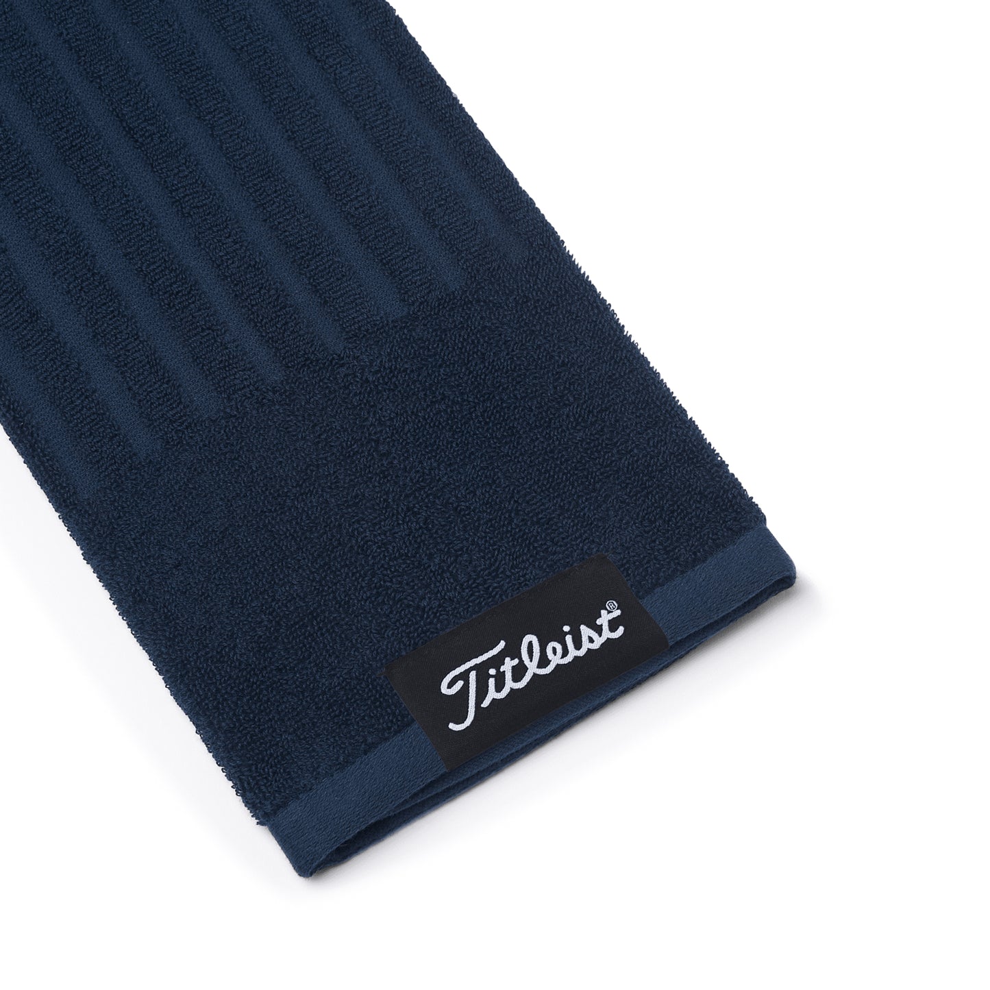 Serviette de golf Tri-fold pour sac de golf Titleist bleu marine