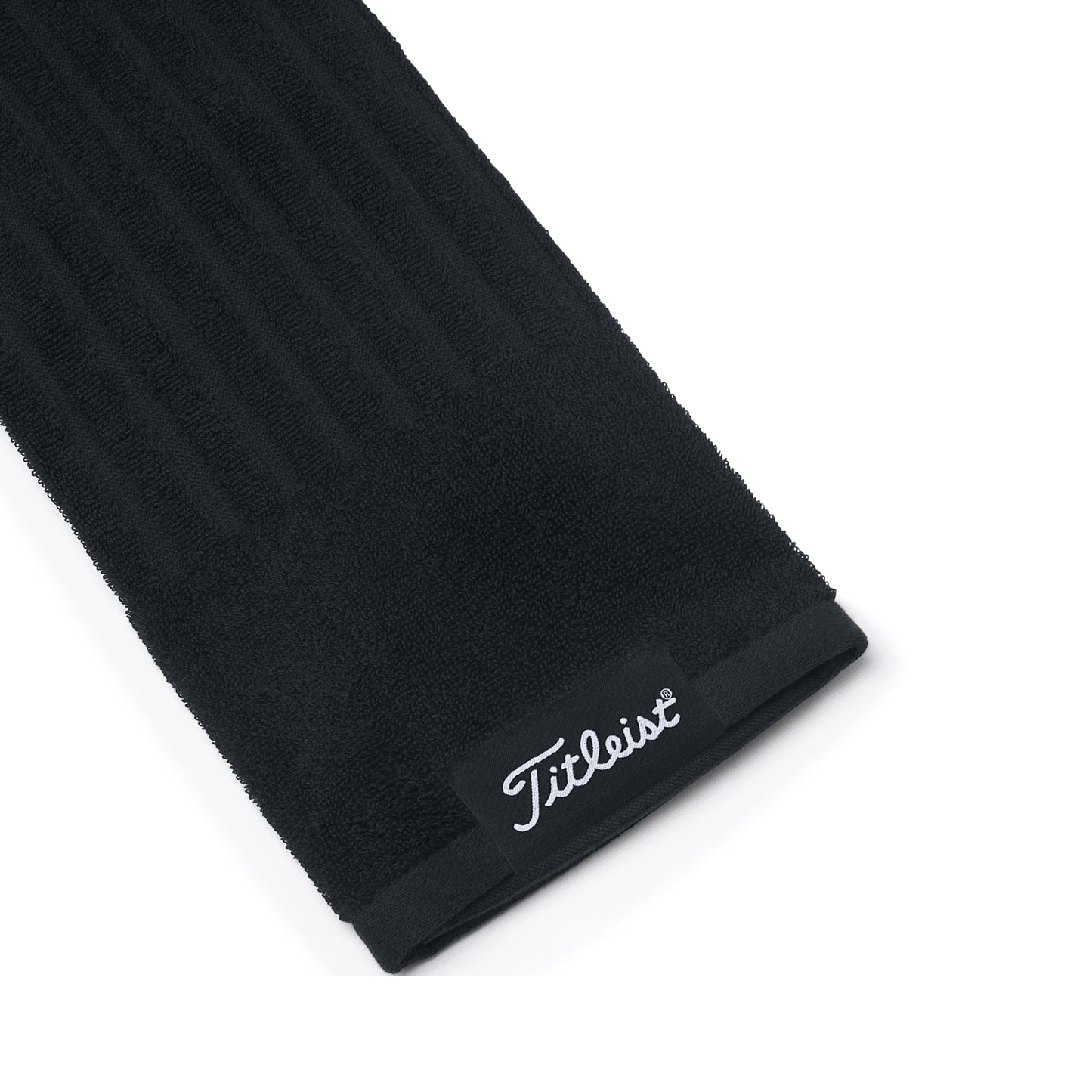 Serviette de golf Tri-fold pour sac de golf Titleist noir