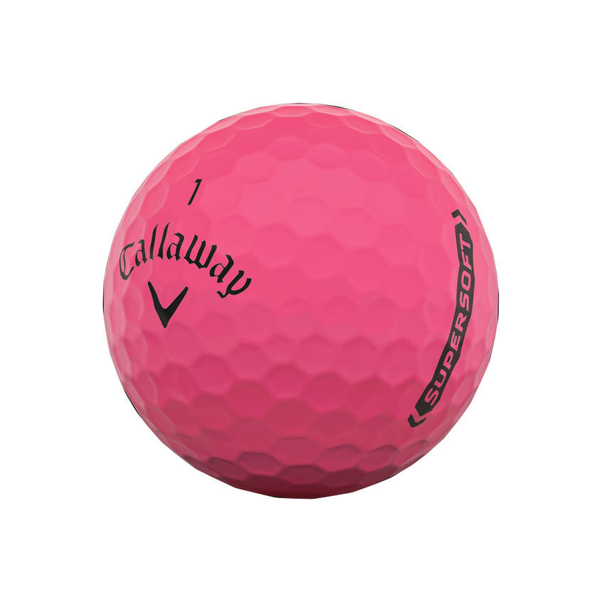 Callaway - Balles Supersoft Matte 2021 Rose - balle seule