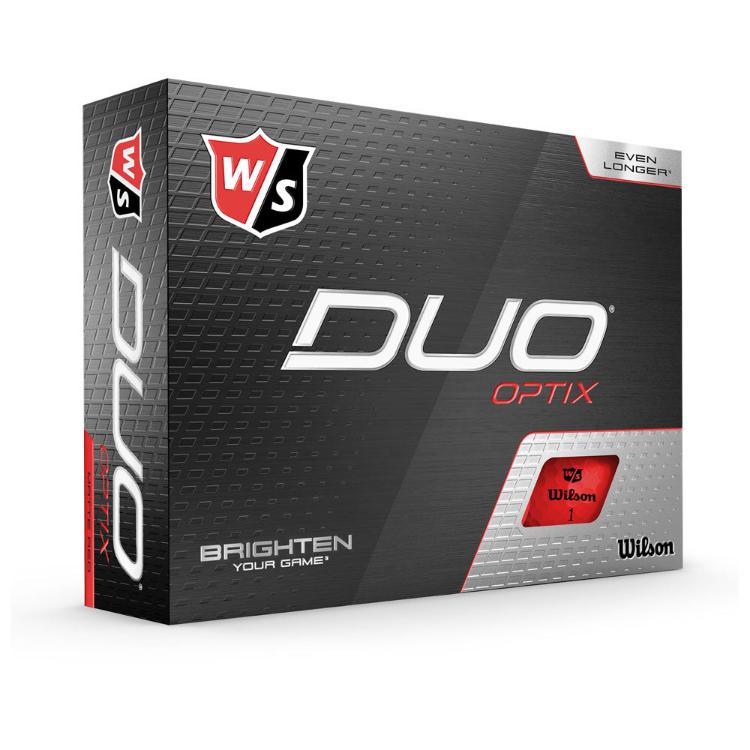 Wilson - Duo Optix Rouge Balles golf