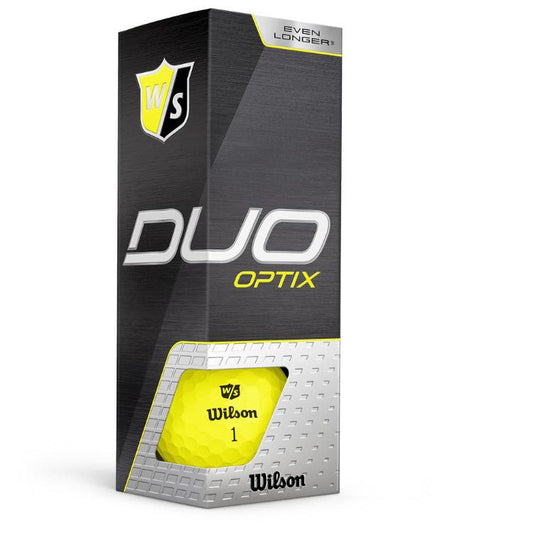 Wilson - Duo Optix Jaunes Balles Golf