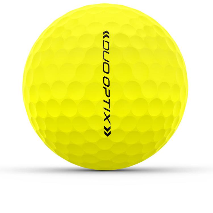 Wilson - Duo Optix Jaunes Balles Golf