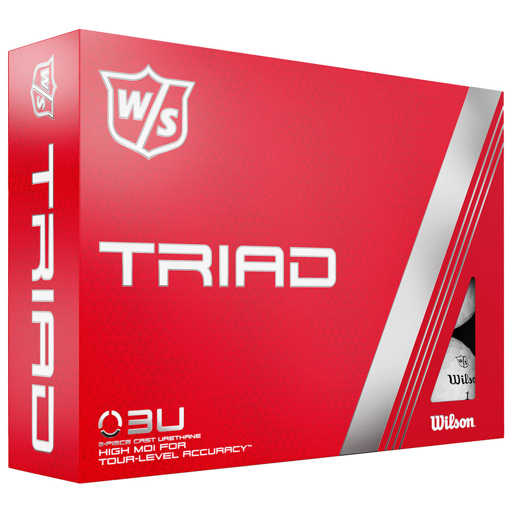 Wilson - Balles TRIAD Blanches