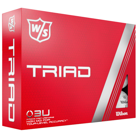 Wilson - Balles TRIAD Blanches