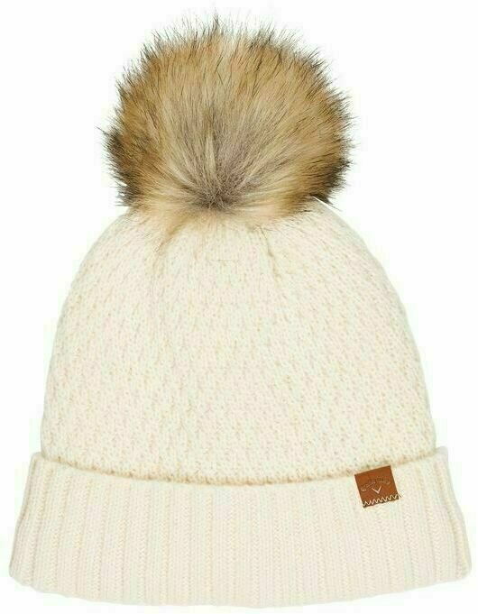 Callaway - Bonnet Pom Pom Femme Crème