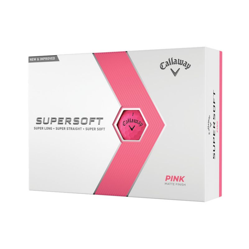 Callaway - Balles Supersoft Matte 2023 Rose