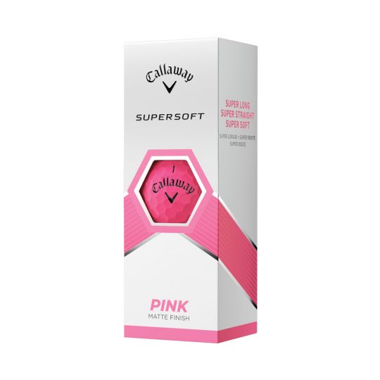 Callaway - Balles Supersoft Matte 2023 Rose