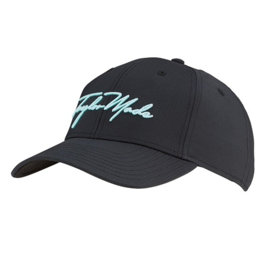 casquette femme script noir/aqua bleu taylormade