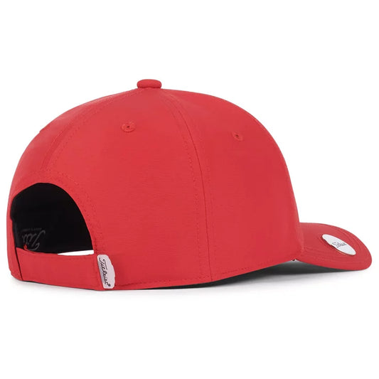 casquette de golf titleist junior players performance ball marker rouge