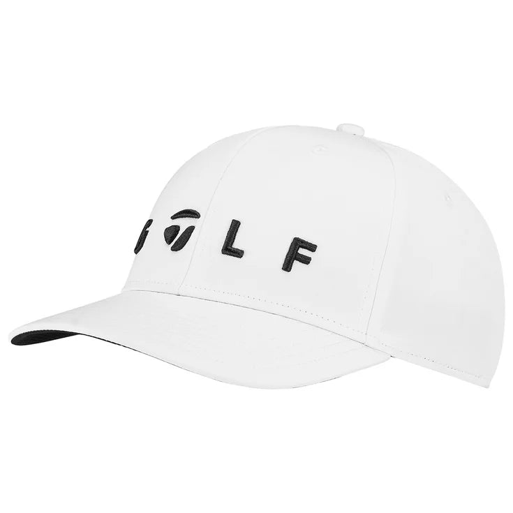 casquette taylormade taylromade golf lifestyle golf logo blanc