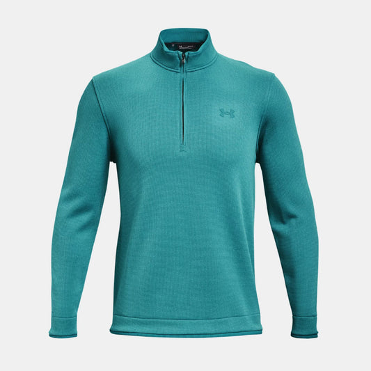 pul under armour homme storm vert d'eau chauf et déperlant