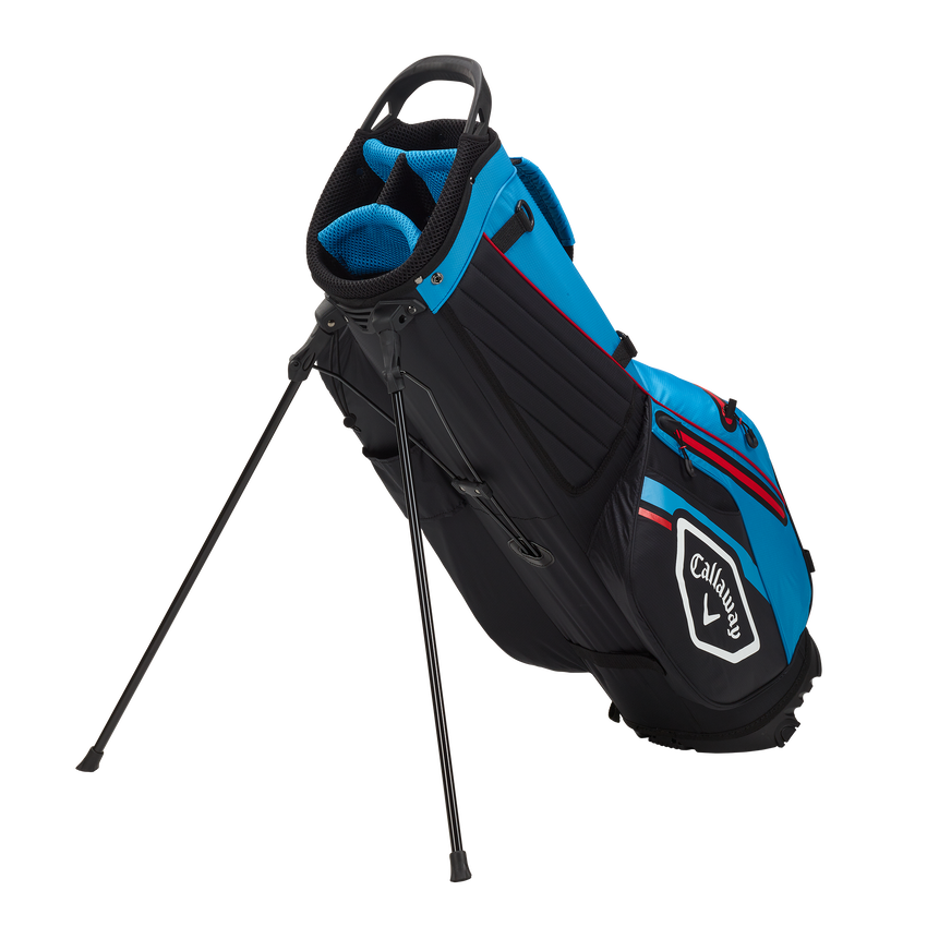 sac de golf trépied callaway chev dry imperméable noir cyan rouge
