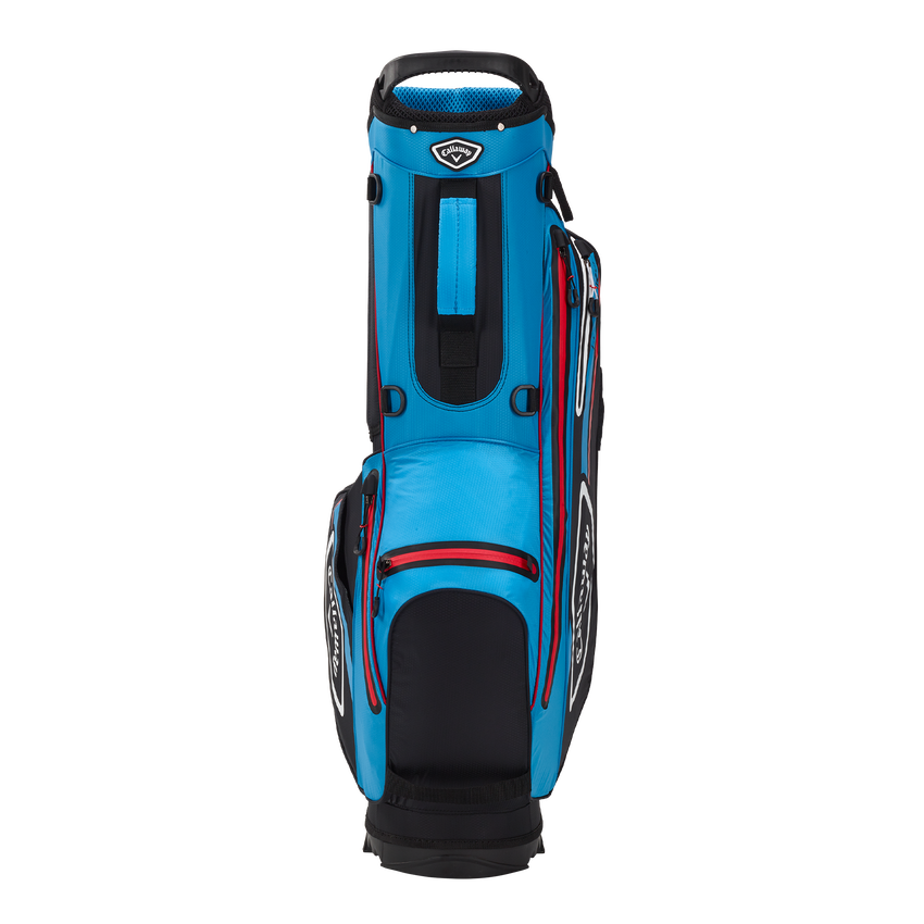 sac de golf trépied callaway chev dry imperméable noir cyan rouge