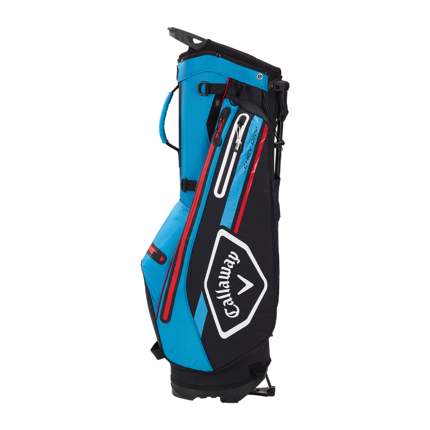 sac de golf trépied callaway chev dry imperméable noir cyan rouge