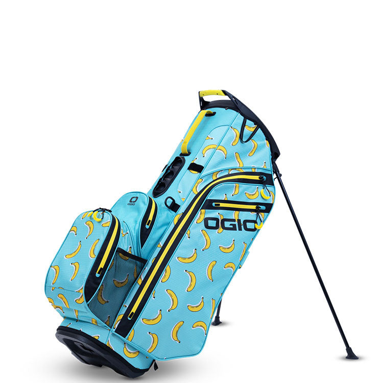 sac de golf trépied ogio all elements bleu banane motif