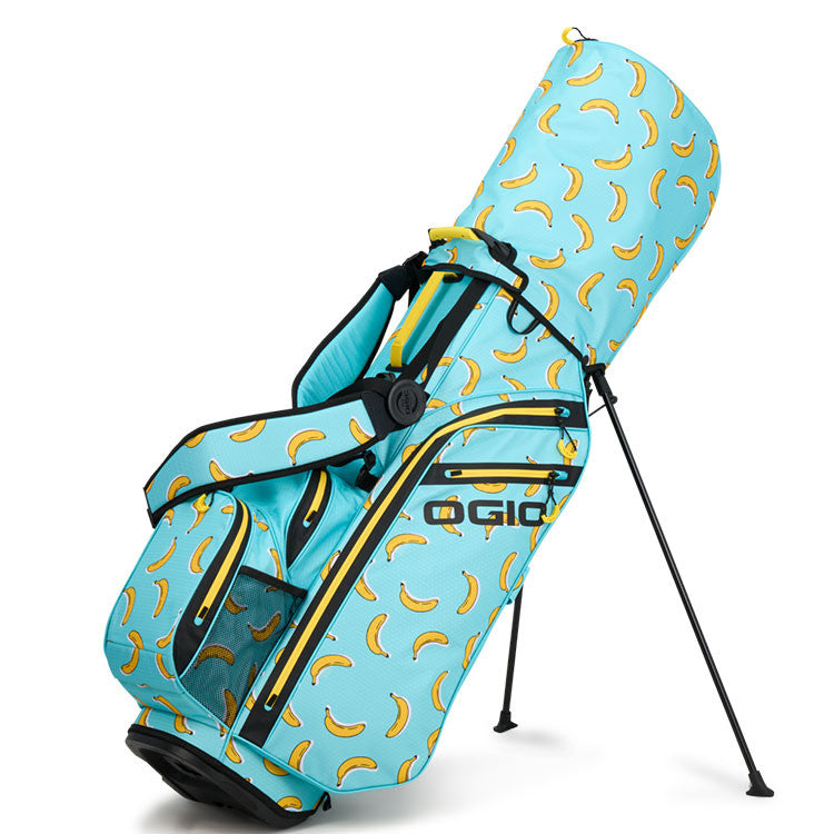 sac de golf trépied ogio all elements bleu banane motif