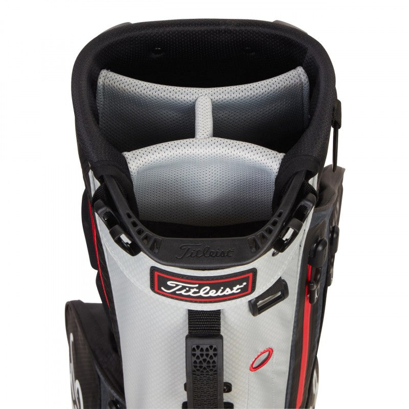 sac trépied titleist players 4 stadry noir rouge gris