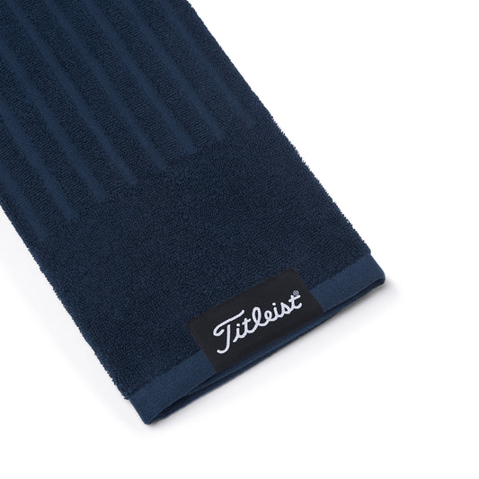Serviette de golf Tri-fold pour sac de golf Titleist  bleu marine