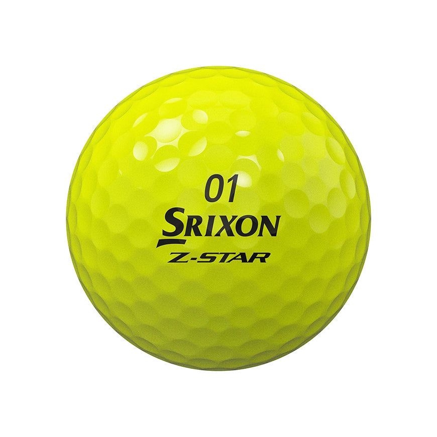 Srixon - Balles Z-Star Divide Jaune/Blanche