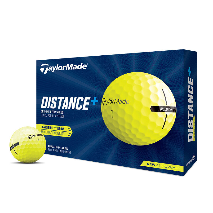 Taylormade - Balles Distance + Jaune
