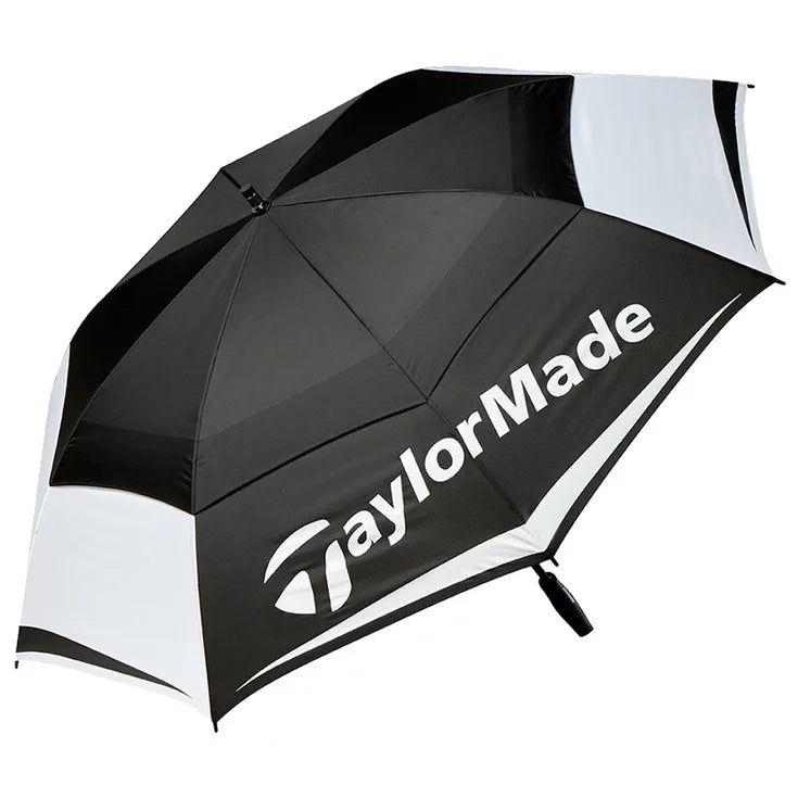 parapluie taylormade double canopée noir et gris