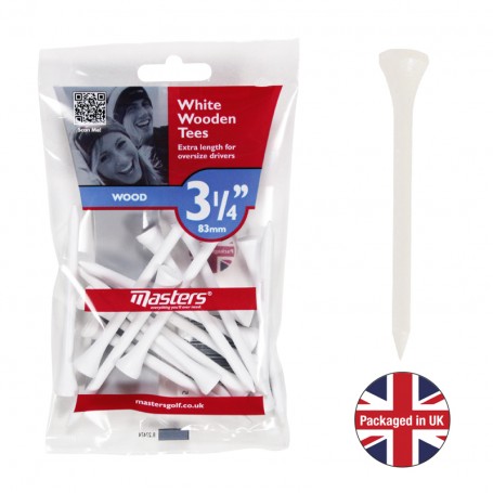 tee - bois blanc - 83 mm - masters
