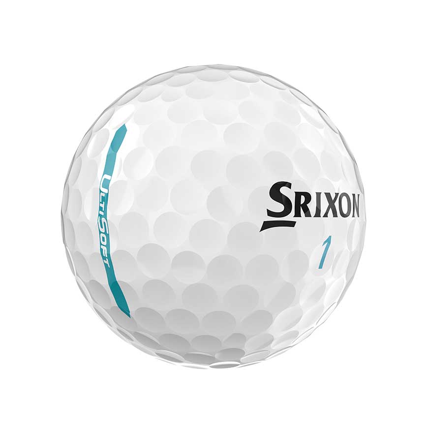 Ultisoft - srixon - balles de golf - blanche - bleu