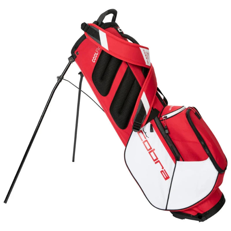sac de golf cobra léger trépied rouge blanc gris