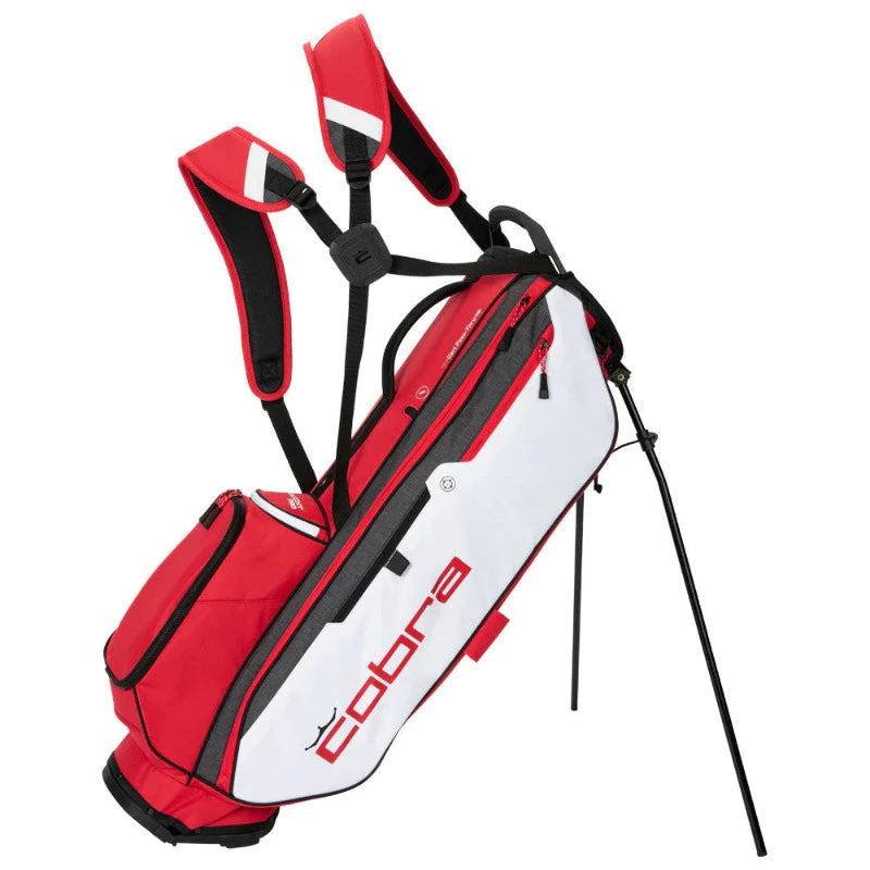 sac de golf cobra léger trépied rouge blanc gris