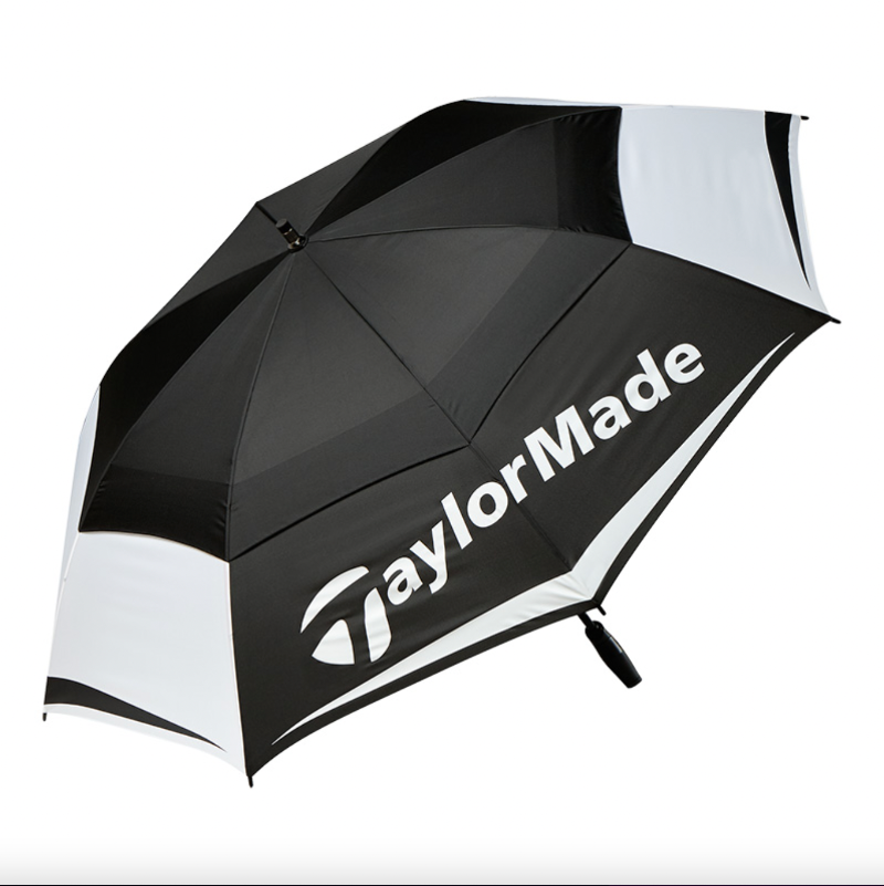 parapluie taylormade noir et blanc double canopée 68 inch