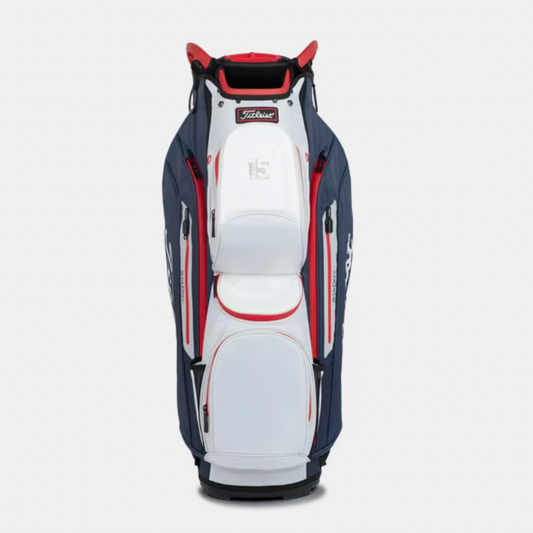 sac chariot de golf cart 15 stadry imperméable Titleist beu blanc rouge