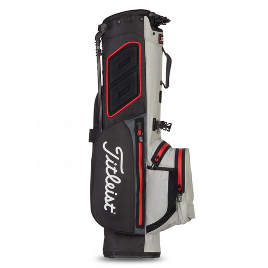 sac trépied titleist players 4 stadry noir rouge gris